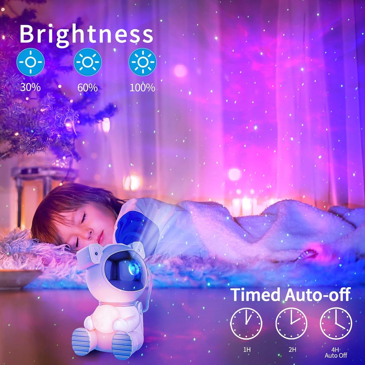 Astronaut Galaxy Projector-Let the starry sky enter the dream