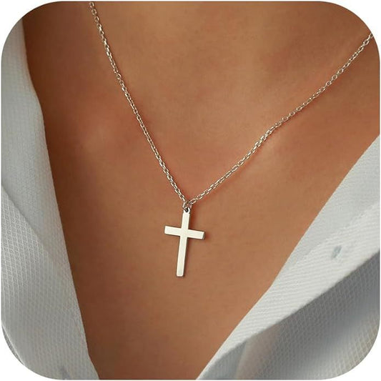 [Magic Jewelry]14K Gold Cross Necklace for everyone - Perfect for Prayers to God